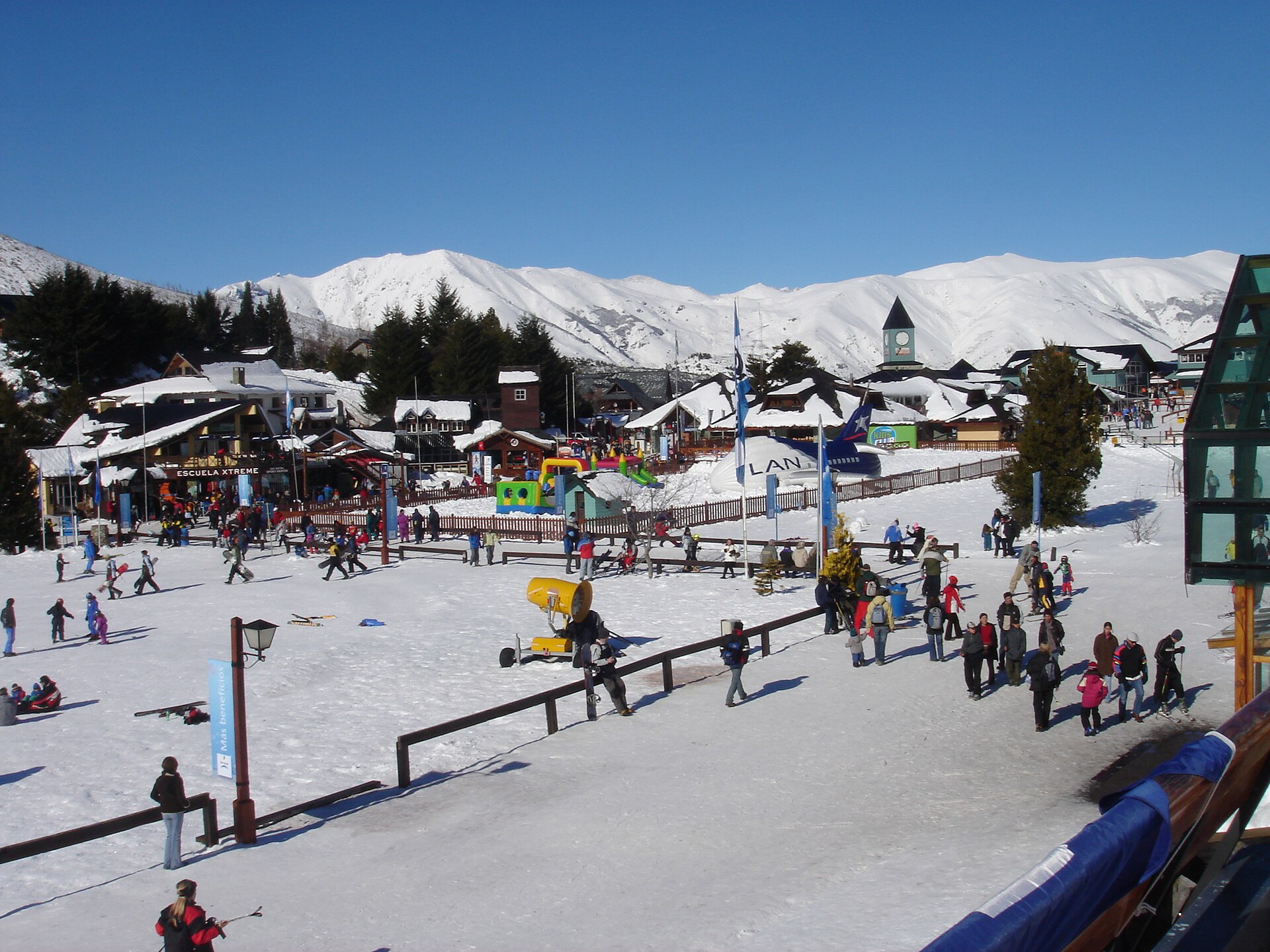 Base del Cerro Catedral, centro de esquí de Bariloche